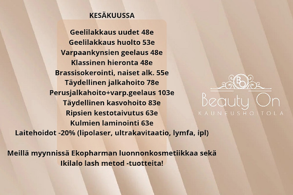 Kesäkuun hemmottelut